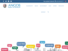 Tablet Screenshot of angos.com.pl